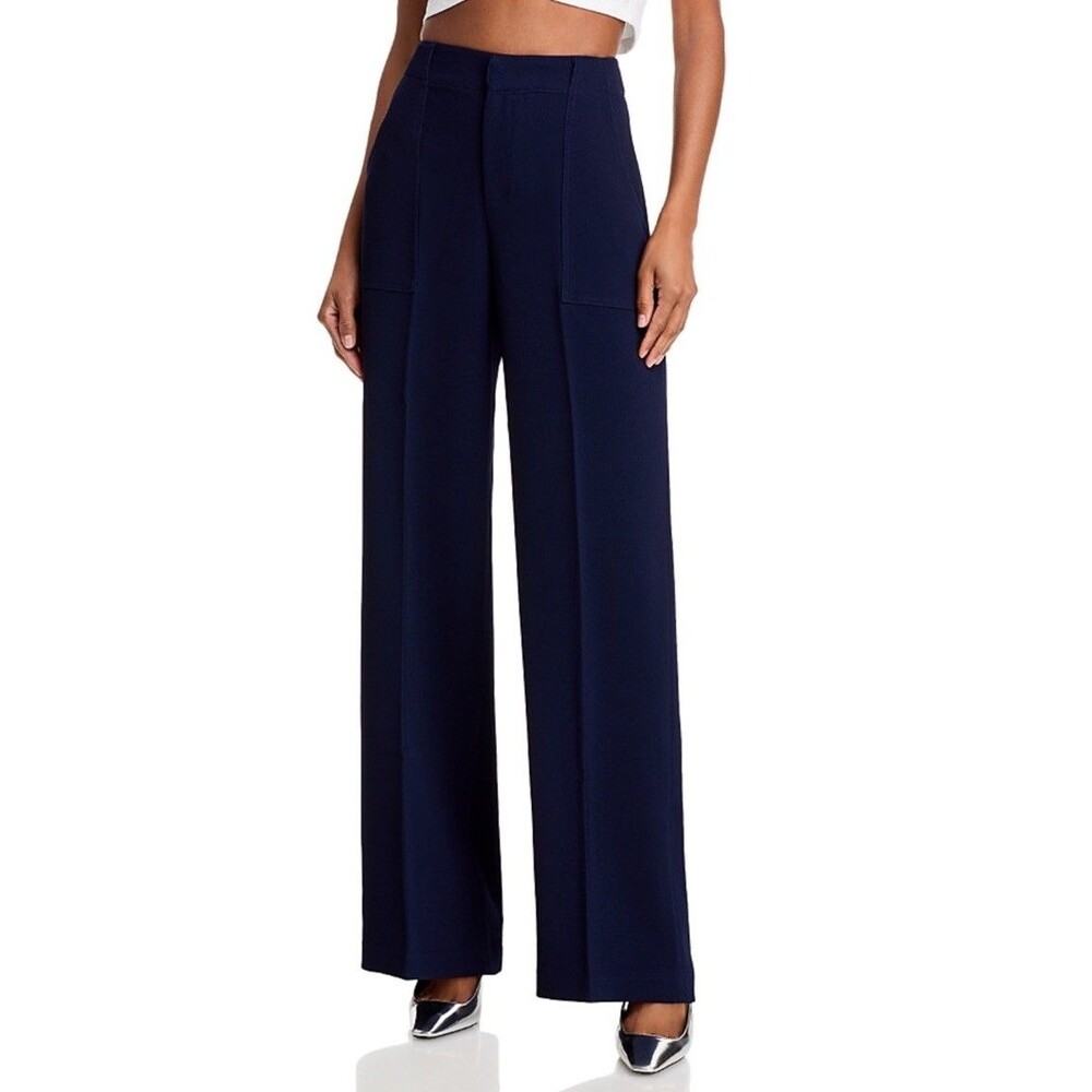 NWT Aqua Women's Wide Legs Navy Pants Size XXL